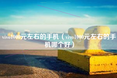 vivo1000元左右的手机（vivo1000元左右的手机哪个好）