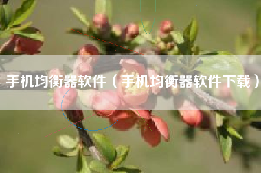 手机均衡器软件（手机均衡器软件下载）