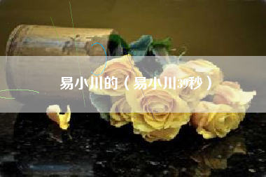 易小川的（易小川39秒）