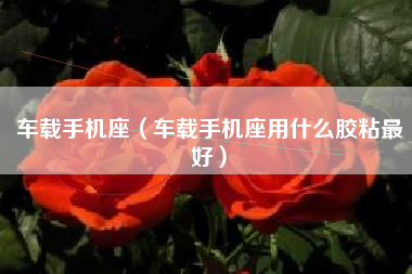 车载手机座（车载手机座用什么胶粘最好）