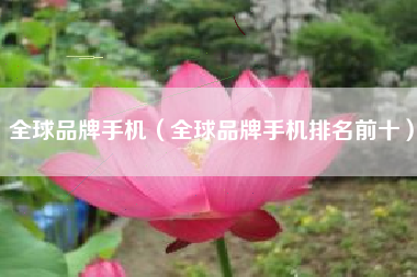 全球品牌手机（全球品牌手机排名前十）