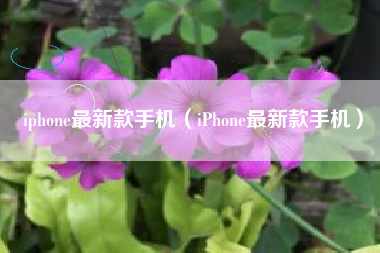 iphone最新款手机（iPhone最新款手机）