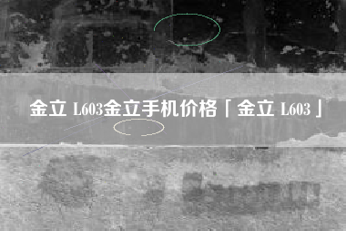 金立 L603金立手机价格「金立 L603」