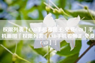 权限列表【CAD手机看图王-免费CAD】手机画图「权限列表【CAD手机看图王-免费CAD】」 权限列表【CAD手机看图王-免费CAD】手机画图「权限列表【CAD手机看图王-免费CAD】」
