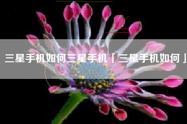 三星手机如何三星手机「三星手机如何」