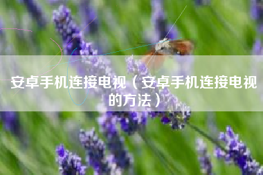 安卓手机连接电视（安卓手机连接电视的方法）