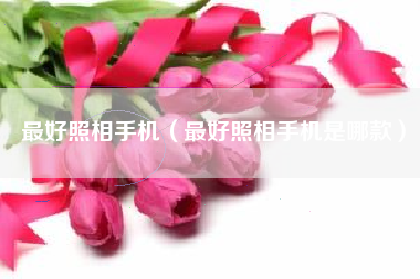 最好照相手机（最好照相手机是哪款）
