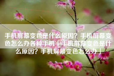 手机屏幕变色是什么原因？手机屏幕变色怎么办各种手机「手机屏幕变色是什么原因？手机屏幕变色怎么办」