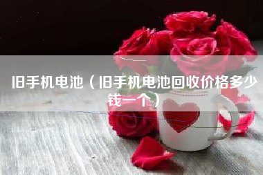 旧手机电池（旧手机电池回收价格多少钱一个）