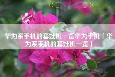 华为系手机的套娃机一览华为手机「华为系手机的套娃机一览」