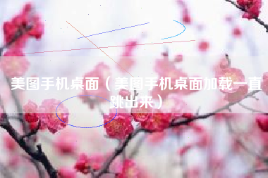 美图手机桌面（美图手机桌面加载一直跳出来）